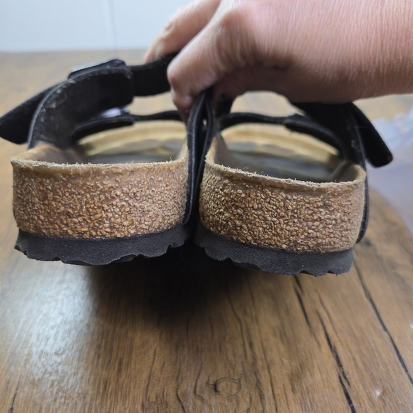Birkenstock Arizona Double Strap Black Sandals - Picture 6 of 14